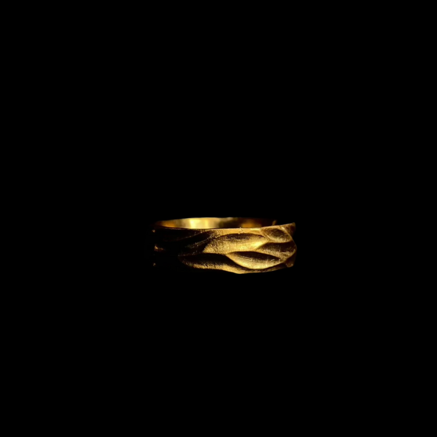 Mộc Diệp Uyển Ring | Thick Band (Version 02)