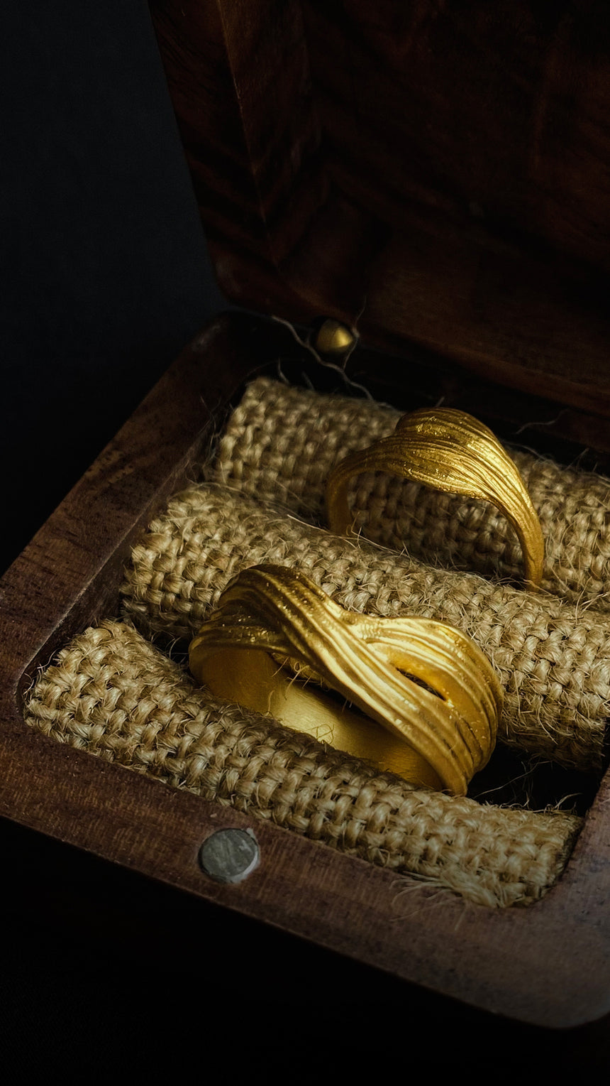 Kén Vĩnh Gold Ring - Thin Version