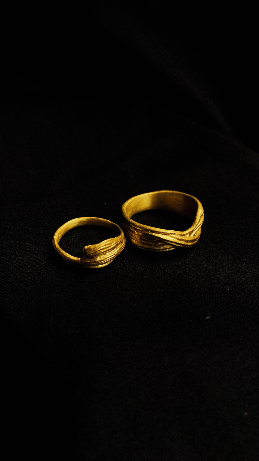 Kén Vĩnh Gold Ring - Thin Version