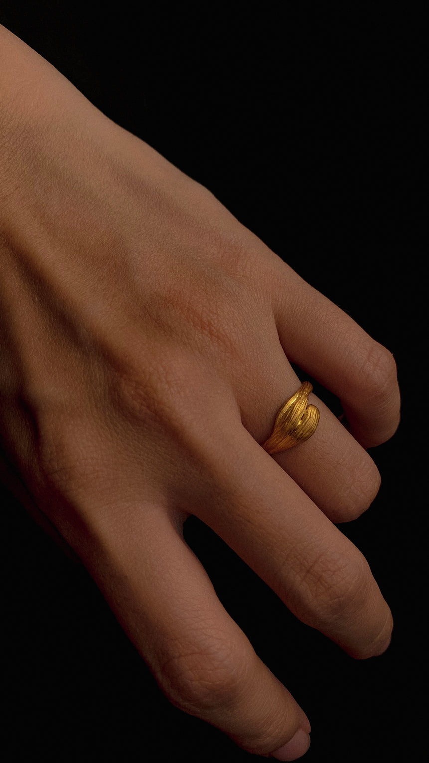 Kén Vĩnh Gold Ring - Thin Version