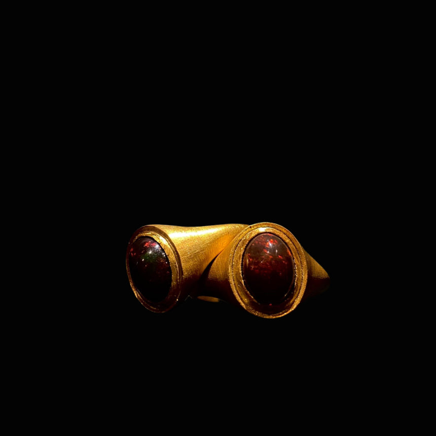 Cabochon Oval Signet Ring