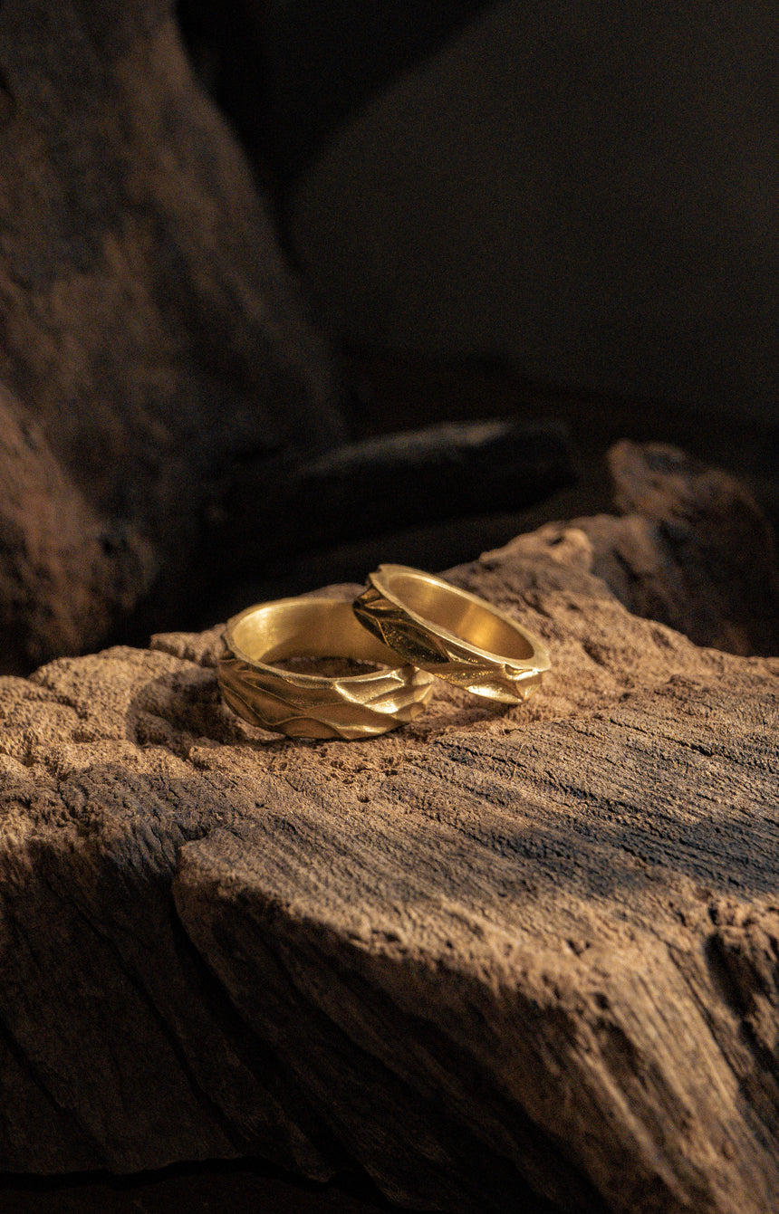 Mộc Diệp Uyển Ring | Thick Band Version