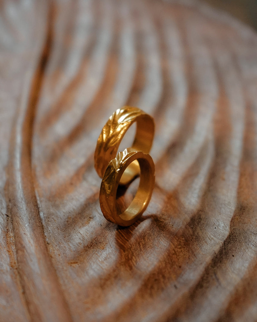 Mộc Diệp Uyển Ring | Thick Band Version
