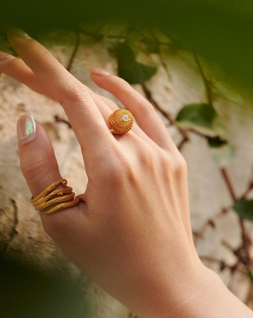 Kén Sương Gold Ring