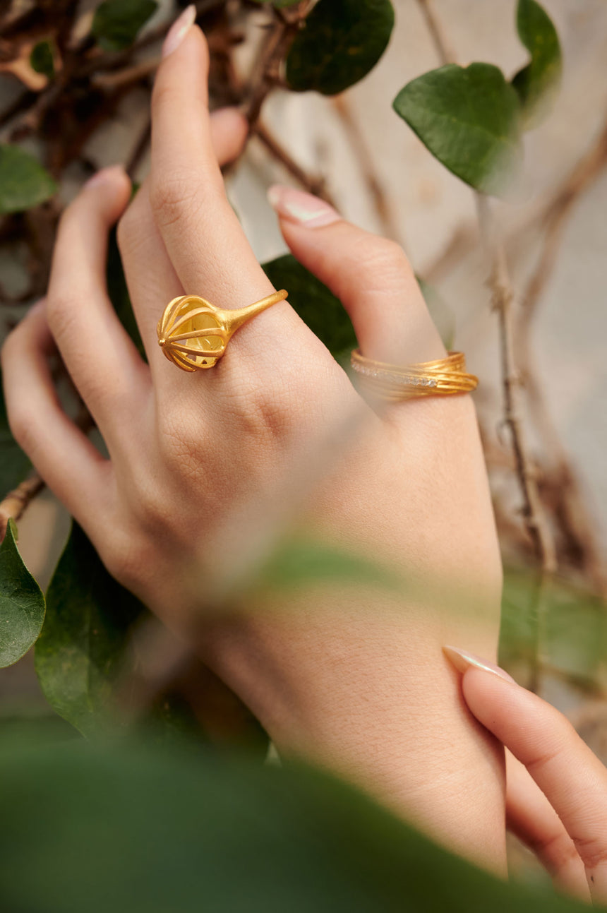 Kén Lộng Gold Ring