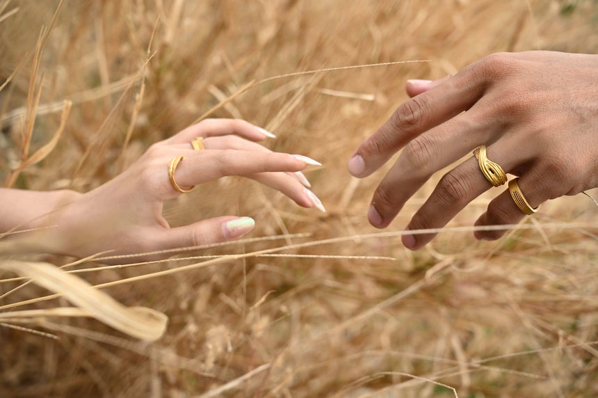 Kén Vĩnh Gold Ring - Thick Version