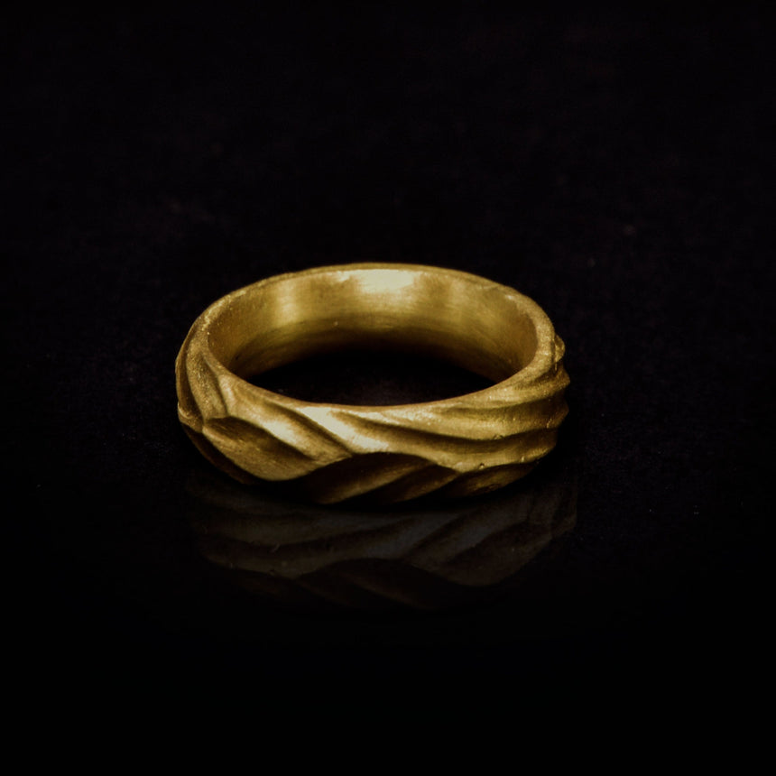 Mộc Diệp Uyển Ring | Thick Band Version