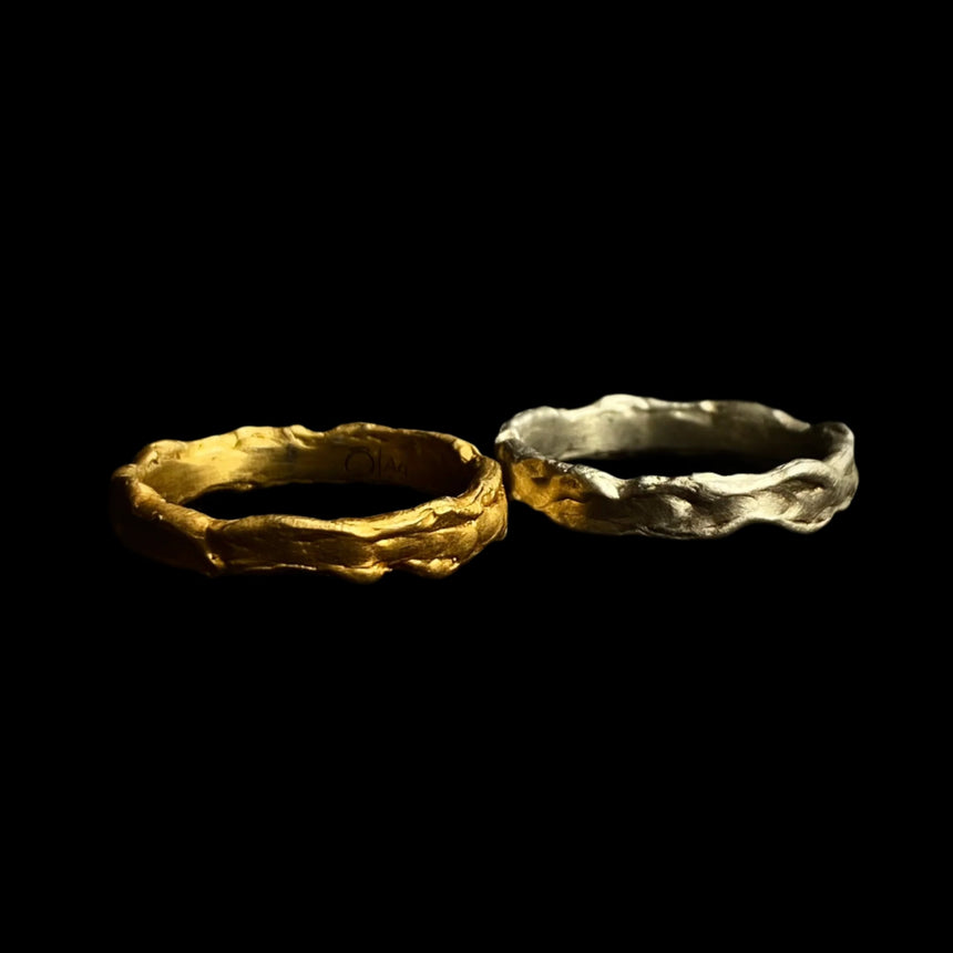 Mộc Nhũ Ring - Thin Band Verson