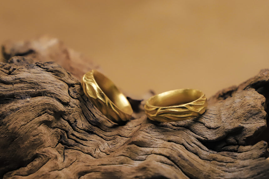 Mộc Diệp Uyển Ring | Thick Band Version