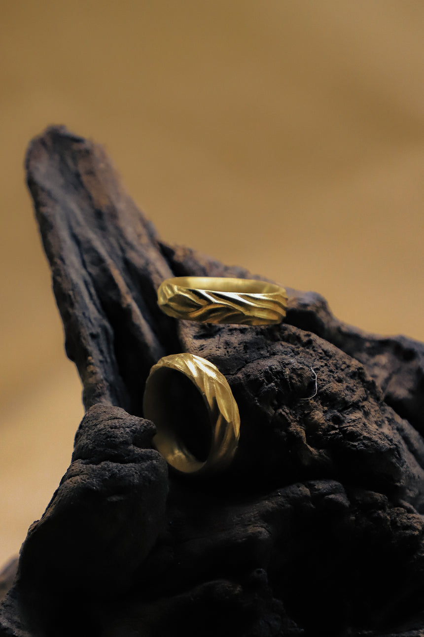 Mộc Diệp Uyển Ring | Thick Band Version