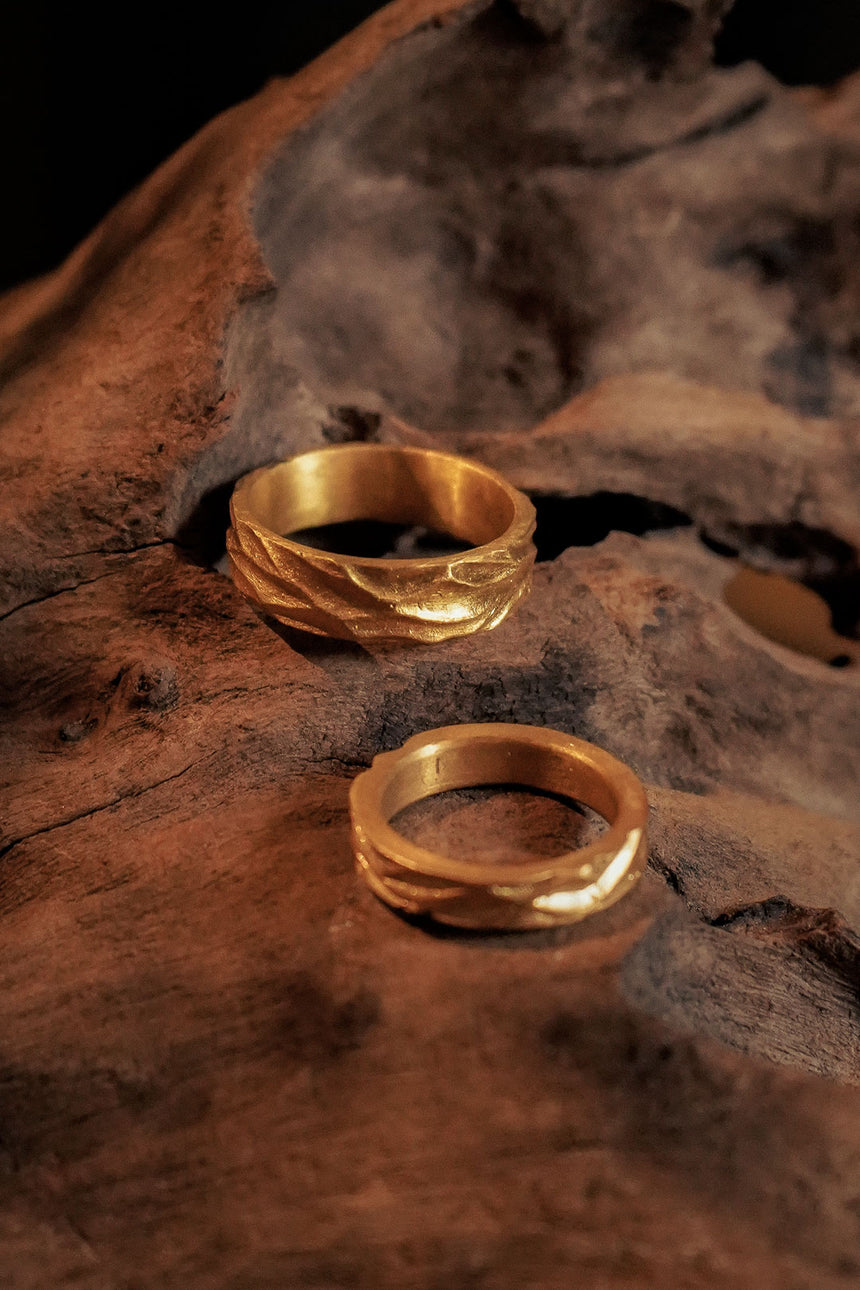 Mộc Diệp Uyển Ring | Thick Band Version