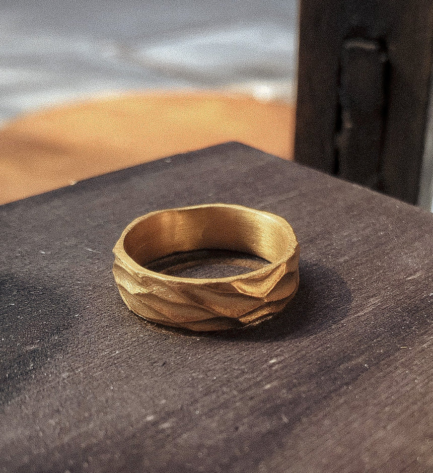Mộc Diệp Uyển Ring | Thick Band Version
