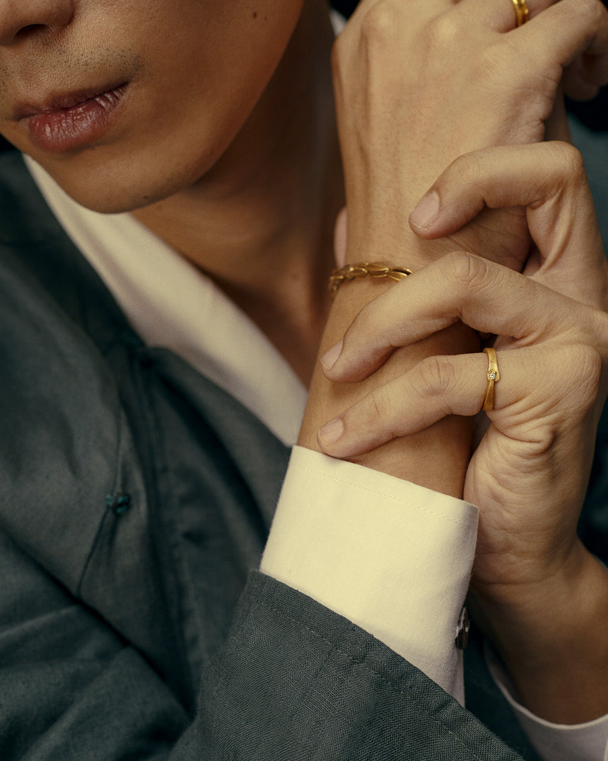 Thuận Giêng Gold Ring - Thick Band Version