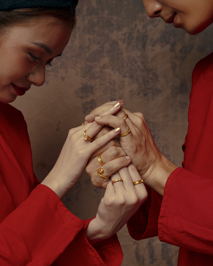 Thuận Giêng Gold Ring - Thick Band Version
