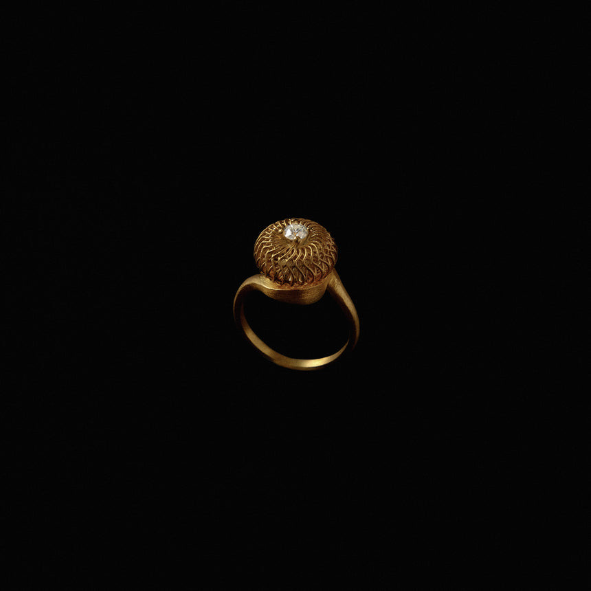 Kén Viên Gold Ring