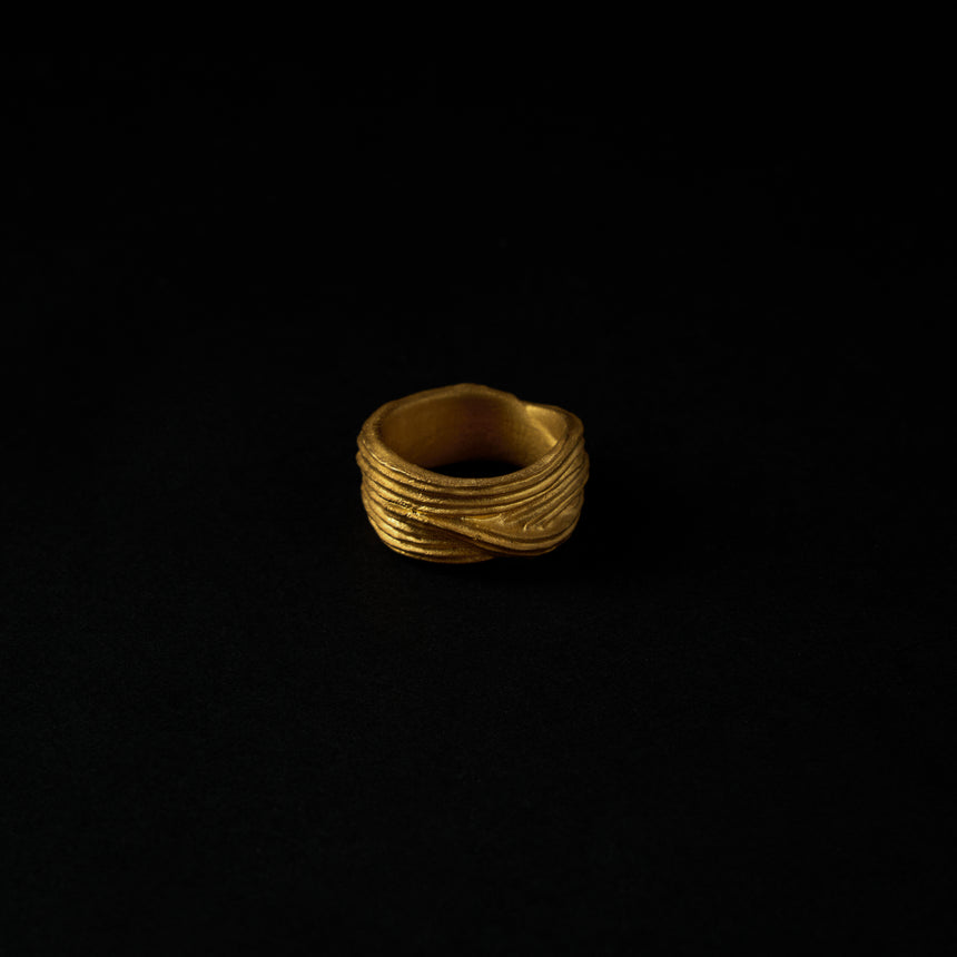 Kén Vĩnh Gold Ring - Thick Version