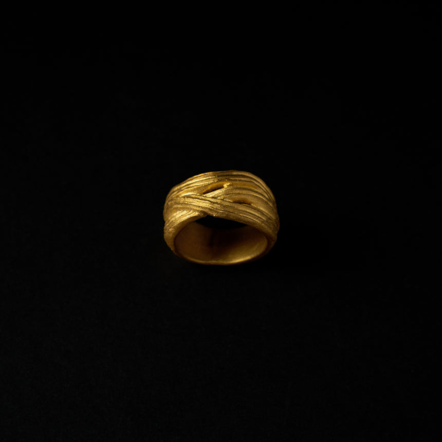 Kén Vĩnh Gold Ring - Thick Version