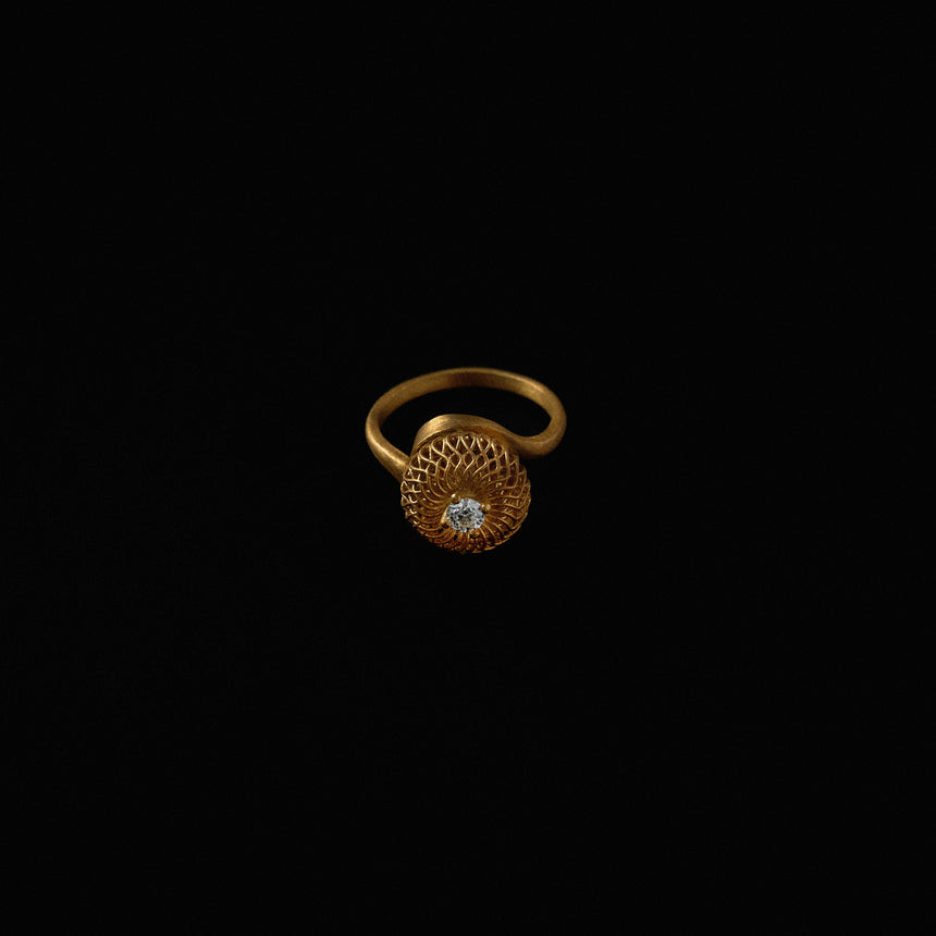 Kén Viên Gold Ring