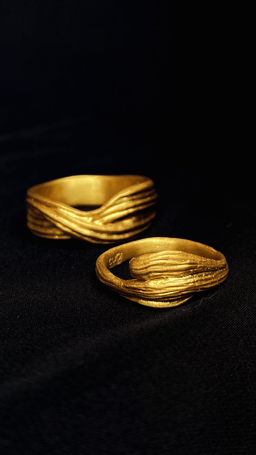 Kén Vĩnh Gold Ring - Thin Version