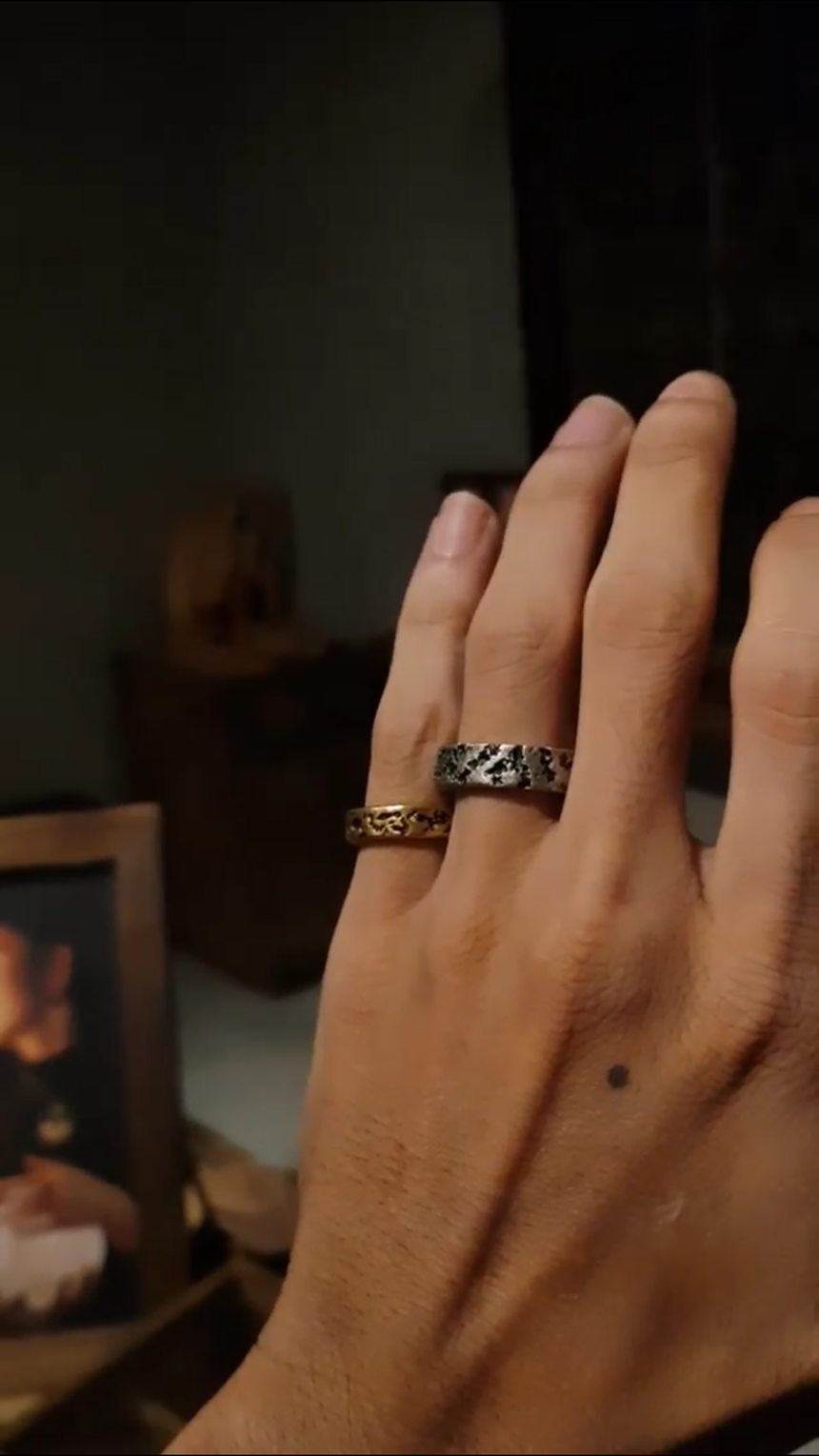 Trăng Hòa Ring - Thick Band Verson